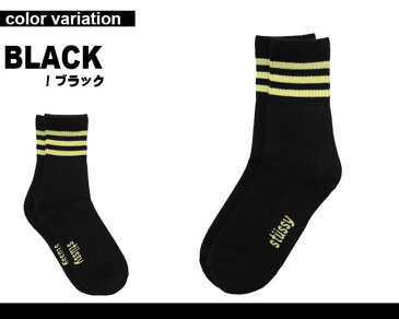 ステューシー STUSSY ソックス クルーソックス Clean Stripe Socks (stussy 靴下 ソックス 238035 ブランド オシャレ ストゥーシー スチューシー ) 【あす楽対応】 【メール便対応】