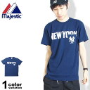 マジェスティック アスレティック Tシャツ ポケット付 半袖 Majestic Athletic ニューヨーク ヤンキース (majestic tシャツ MM01-NYK-8S19 New York Yankees)  