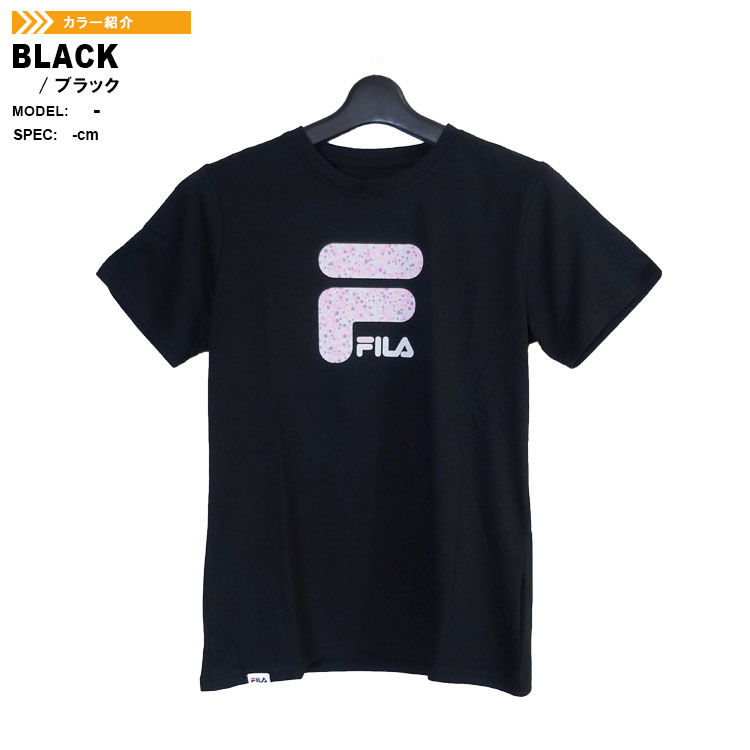 FILA フィラ Tシャツ レディース フィットネスウェア スポーツウェア トレーニングシャツ ランニング ジョギング ジム フィットネス UV対策 ドライ フィット (3色) [412-688] 【あす楽対応】 【メール便対応】