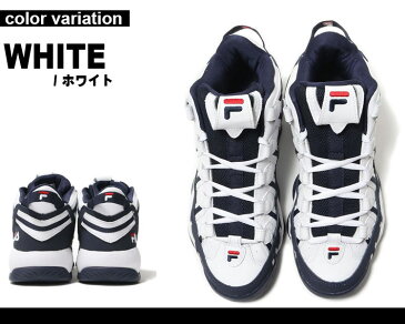 FILA フィラ スニーカー スパゲティー SPAGHETTI NBA ジェリー・スタックファウス シグネチャーモデル [F0206] 【fila メンズ シューズ ホワイト ブラック バッシュ スポーツ 】 【あす楽対応】