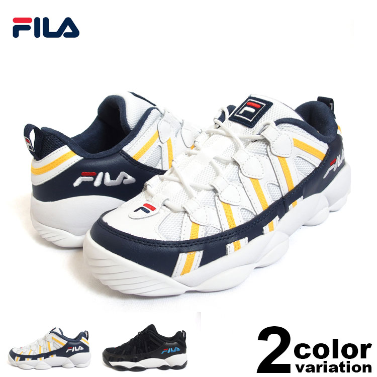 FILA フィラ スニーカー スパゲティー SPAGHETTI LOW NBA ジェリー・スタックファウス シグネチャーモデル [F0387] 【fila メンズ シューズ ホワイト ブラック バッシュ スポーツ 】 【あす楽対応】