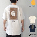 カーハート トップス メンズ カーハート Tシャツ Carhartt 半袖 ポケット Tシャツ ポケT 厚手 ルーズフィット ヘビーウェイト バックプリント グラフィック ロゴ メンズ 男性 USAモデル [106260] 【carhartt カーハート メンズ トップス 大きいサイズ 2024年 新作】