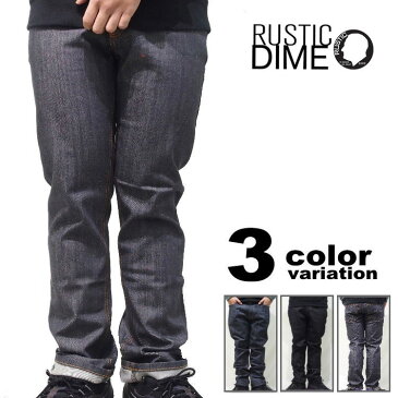 RUSTIC DIME (ラスティックダイム) スリムフィットデニム パンツ / シンプル (3色) [12RD-denim]【B系/HIPHOP/2011年秋物新作/ヒップホップ/スキニー/ストリート/秋冬物/ジーンズ】【あす楽対応】