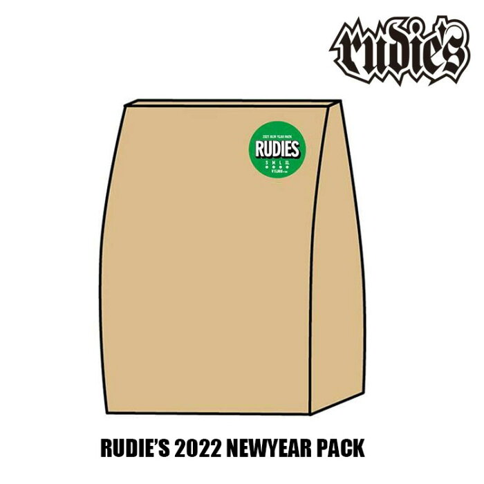 RUDIE'S ルーディーズ 2022年 新春 福袋 ハッピーバッグ 2022 5点入り [rudies2021hb] 【ルーディーズ 福袋 ハッピーバッグ コーチジャケット ロンT パーカー Tシャツ マスク】