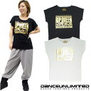 ダンス Tシャツ レディース DANCE UNLIMITED (ダンス アンリミテッド) ドルマン Tシャツ (2色) / 3枚以上で2,552円!! [DL-1404] 【ダンス 衣装 ヒップホップ ズンバウェア ダンス tシャツ レディース フィットネス Tシャツ レディース】【あす楽対応】 【メール便対応】