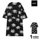 ハフ HUF フリース ポンチョ コート 総柄 (huf 羽織り ルームウェア 部屋着 冬 着る毛布 AC00555 メンズ レディース ユニセックス ストリー...