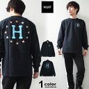 ハフ HUF Tシャツ 長袖 ロンT メンズ PUFF GALAXIES L/S TEE (huf tシャツ TS01809 ストリート スケート カットソー )  