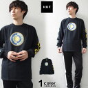 【訳アリ】ハフ HUF Tシャツ 長袖 ロンT メンズ SUN GOD L/S TEE (huf tシャツ TS01860 ストリート スケート カットソー )...