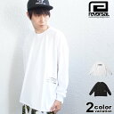 リバーサル reversal Tシャツ 長袖 PEMVS LONG SLEEVE TEE (reversal tシャツ ロンt 2020 ホワイト ブラック 格闘技 RV20AW101 ビッグシルエット ストリート)【あす楽対応】 【メール便対応】