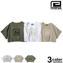 【在庫処分】リバーサル reversal Tシャツ 半袖 レディース ショート丈 クロップド丈 ビッグシルエット BIG MARK CROPPED TEE (reversal tシャツ RV22AW802 ストリート)【あす楽対応】 【メール便対応】