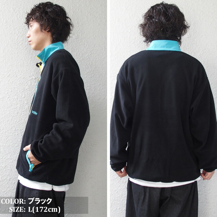 リバーサル reversal フリース ジャケット ハーフジップ reversal HALF ZIP COLOR FLEECE JACKET (トレーニング 格闘技 RV24AW304 ストリート 2024 新作)