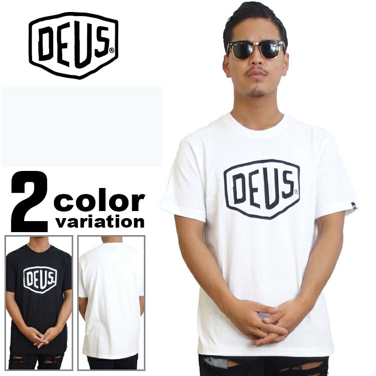  deus tVc  DEUS Ex Machina fEX GNX }Li TVc    SHIELD S S TEE [DMW41808E]      [֑Ή 