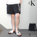 カルバンクライン Calvin Klein ショートパンツ 海パン 水着 メンズ ボードショーツ スイムショーツ サーフパンツ インナーショーツ付き スイムウェア 海水浴 プール UPF40+ 速乾 Uv Protected Quick Dry Swim Trunk USモデル 並行輸入品 (CB3VPS13)