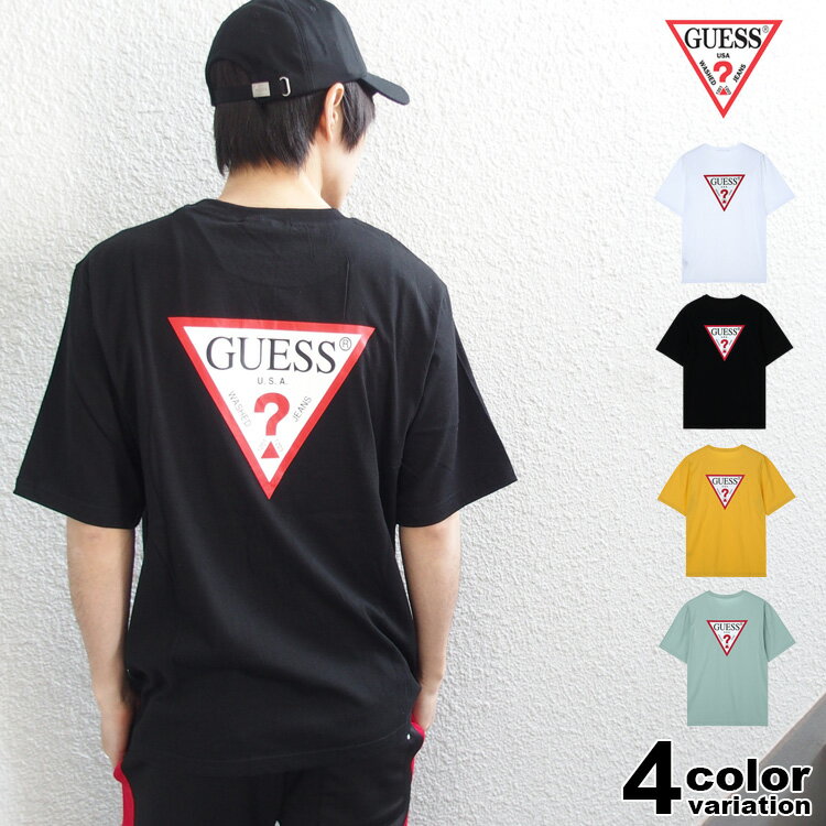 ゲス GUESS ビッグ Tシャツ 半袖 メンズ レディース Original Triangle Logo Back Print S/S Tee (guess tシャツ ビッグロゴ ティーシャツ T-SHIRTS カットソー トップス MJ2K9418)【メール便対応】のサムネイル