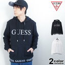 【guess パーカー】 GUESS ゲス パーカー プルオーバー 定番 ジャガード リフレクティブプリント スウェット 裏毛 アメカジ メンズ レディース MK4K8511MI【あす楽対応】