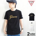 ゲス GUESS Tシャツ 半袖 メンズ レディース 筆記体ロゴ Tシャツ (guess tシャツ プリント カットソー トップス 別注 モデル ML2K8524MI) 【あす楽対応】 【メール便対応】