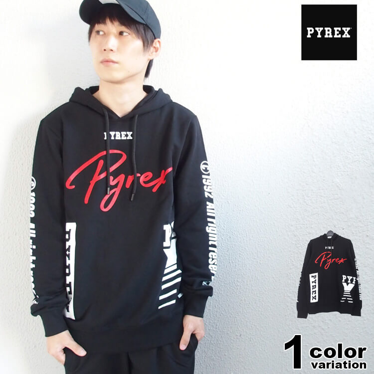 在庫処分 パイレックス PYREX パーカー プルオーバーパーカー スウェット メンズ EUモデル PX41266 (pyrex パーカー ロゴ 大きいサイズ)