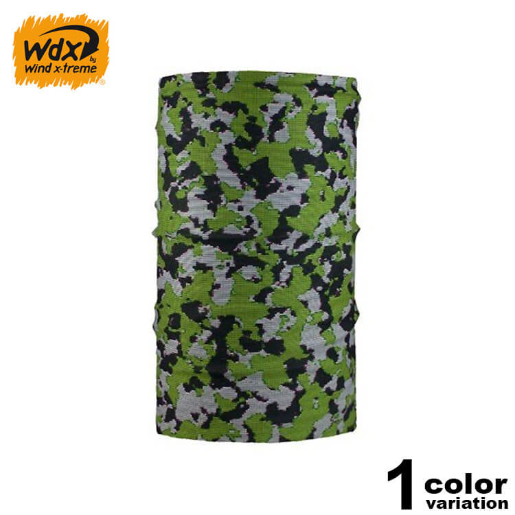 WDX ウインド エクストリーム ネックウォーマー 多機能ヘッドウエア DIGITAL CAMO GREEN メンズ レディース マルチウォーマー バンダナ 【トレイルランニング/ジョギング/マラソン/ヘッドバン…