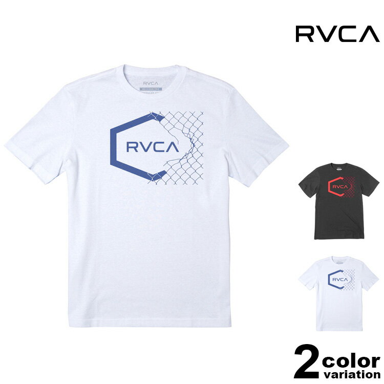 RVCA Tシャツ ルーカ HEX FENCE SLUB SS TEE ルーカ Tシャツ メンズ ストリート スケート サーフ rvca AVYZT00824  
