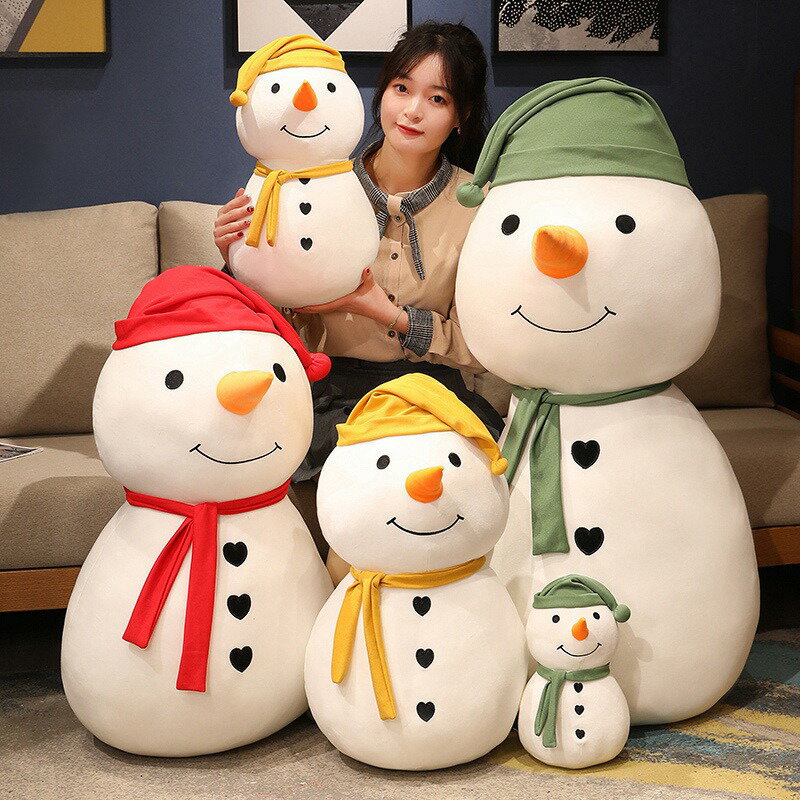 樂天商城 - 送料無料 ぬいぐるみ 雪だるま 抱き枕 30cm 45cm 60cm 80cm 装飾おもちゃ snowman クリスマス 飾り クッション インテリア 子供 おもちゃ ふわふわで癒される プレゼント 贈り物 御祝い 楽天海外通販