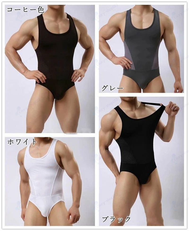ハイカップショップのフィットネス水着 レディース メンズ 競泳水着 ノースリーブ オールインワン スイムウェア 水泳ウェア 体型カバー 競泳水着 スイミング スイムウェア サマー 夏｜アングル2