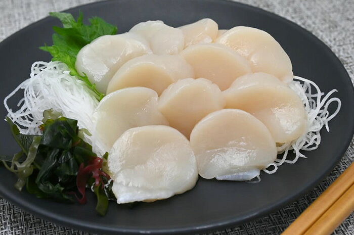 北海道ひっぱりダコの北海道産ほたて【冷凍ホタテ貝柱 約400g-18粒前後2箱】「送料込み」貝柱だけの贅沢な一品、北海道産のプリプリのホタテ貝柱、 お刺身、バター焼き、食べ方いろいろ。｜アングル3