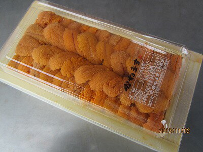 バフンウニ ウニ うに 生うに 【剥き身 板折詰 赤身120g前後】【送料込み】 バフンウニ 蝦夷ばふんうに 赤身 お花見 母の日 父の日 お中元 お歳暮 贈答 ギフト