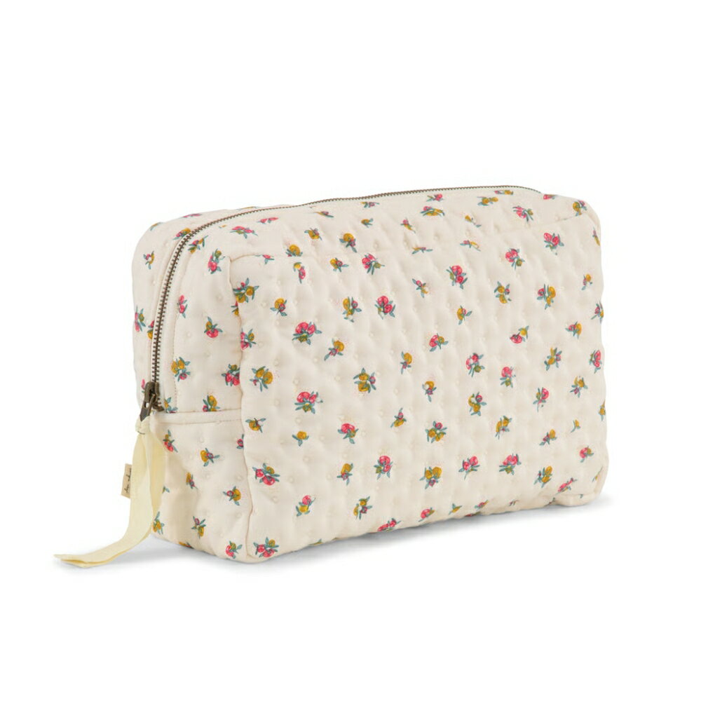 【送料無料】　【正規品】 Big Quilted Toiletry Bag [ PEONIA ] / Konges Sloejd [コンゲススロイド 小物ポーチ おむつポーチ オーガニック]