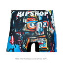 【バスキアコラボ】 バスキア パンツ HIPSHOP ヒップショップ バスキア アートナンバー001 アンダーパンツ メンズ ボクサーパンツ かっこいい ギフト...
