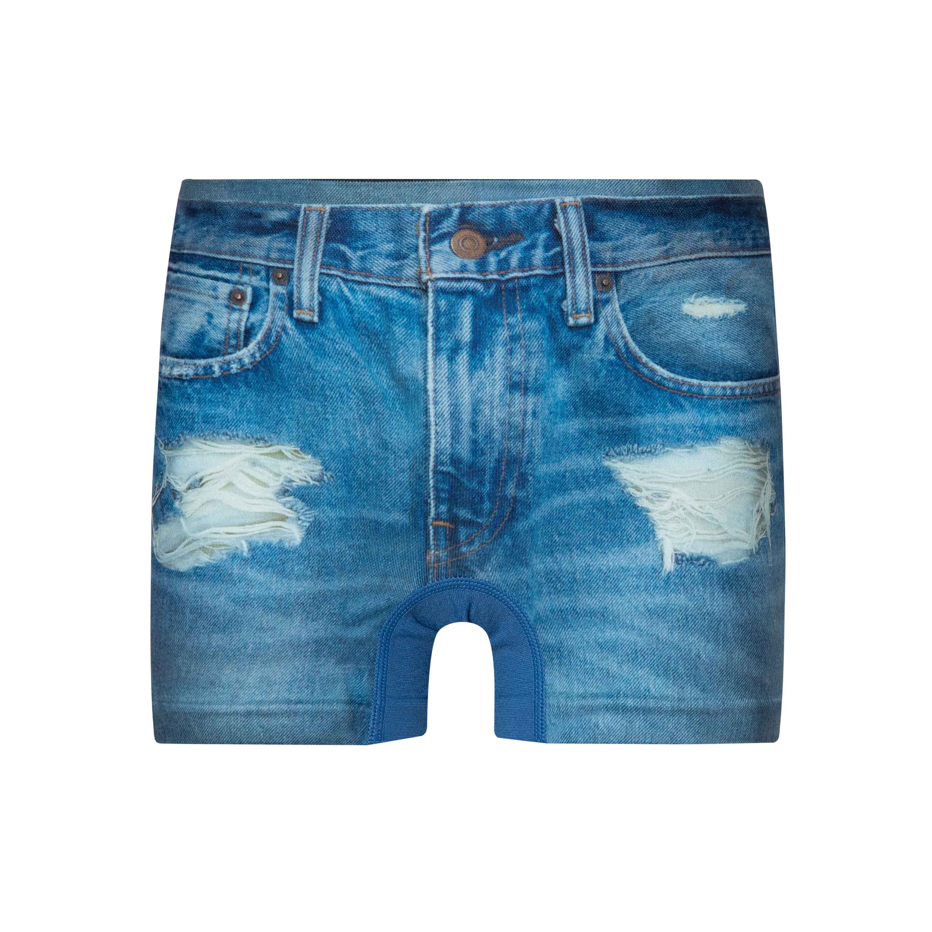 樂天商城 - 【3980円以上送料無料】 クラッシュ インディゴ パンツ HIPSHOP ヒップショップ デニム RIPPED JEANS INDIGO アンダーパンツ キッズ ボクサーパンツ ギフト シームレスパンツ