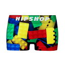 【3980円以上送料無料】おもちゃ パンツ HIPSHOP　ヒップショップ　COLOR BLOCK カラーブロック　アンダーパンツ　レディース　ポリエステルタイプ ボクサーパンツ ショーツ