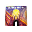 【3980円以上送料無料】アート パンツ HIPSHOP ヒップショップ THE SCREAM 叫び　アンダーパンツ　キッズ 子供用 子ども ボクサーパンツ ギフト シームレスパンツ