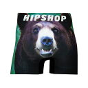 【3980円以上送料無料】アニマル パンツ HIPSHOP ヒップショップ BEAR 熊 アンダーパンツ メンズ ボクサーパンツ かっこいい ギフト シームレス...