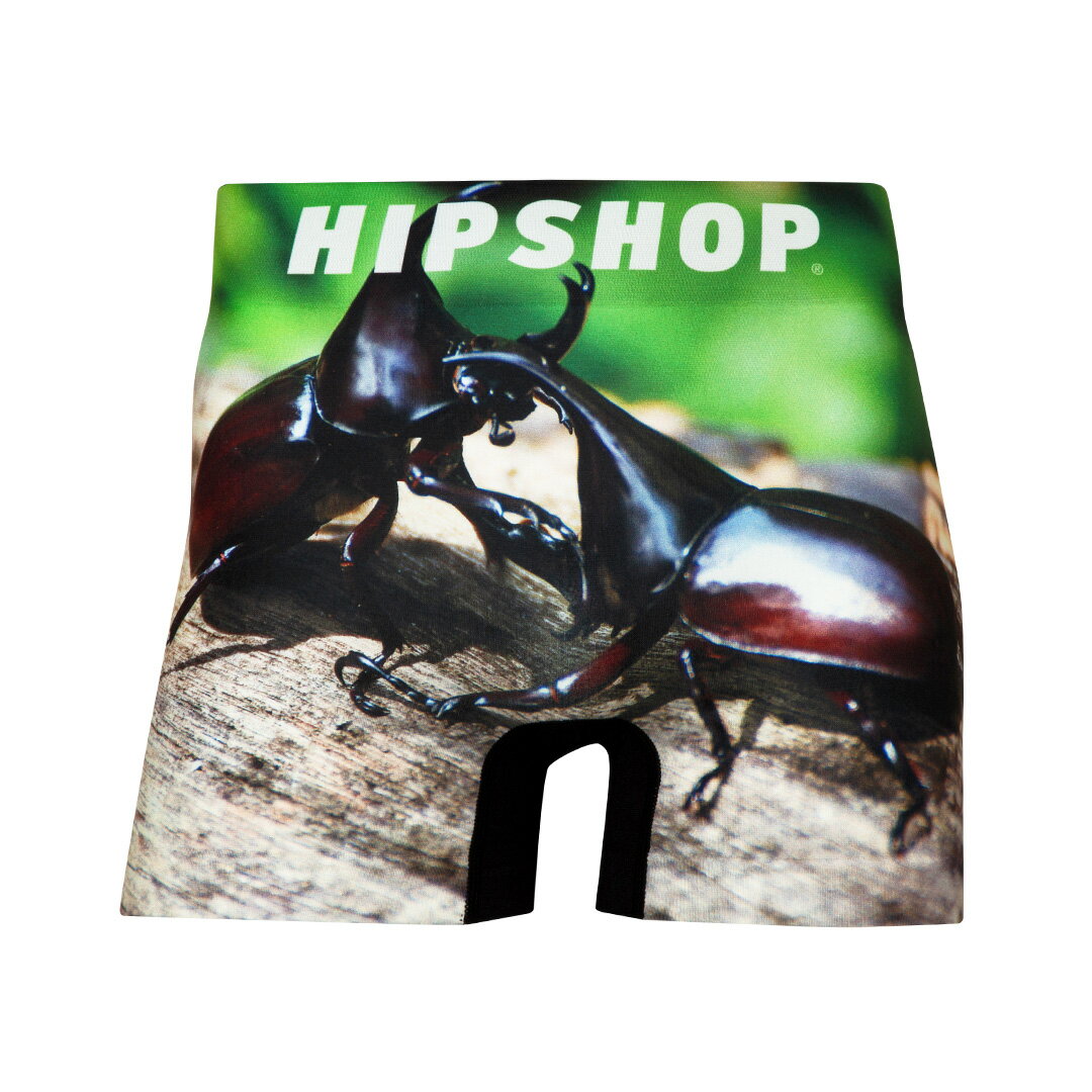 楽天HIPSHOP【3980円以上送料無料】昆虫 パンツ HIPSHOP ヒップショップ BEETLE カブトムシ　アンダーパンツ　メンズ ボクサーパンツ かっこいい ギフト シームレスパンツ