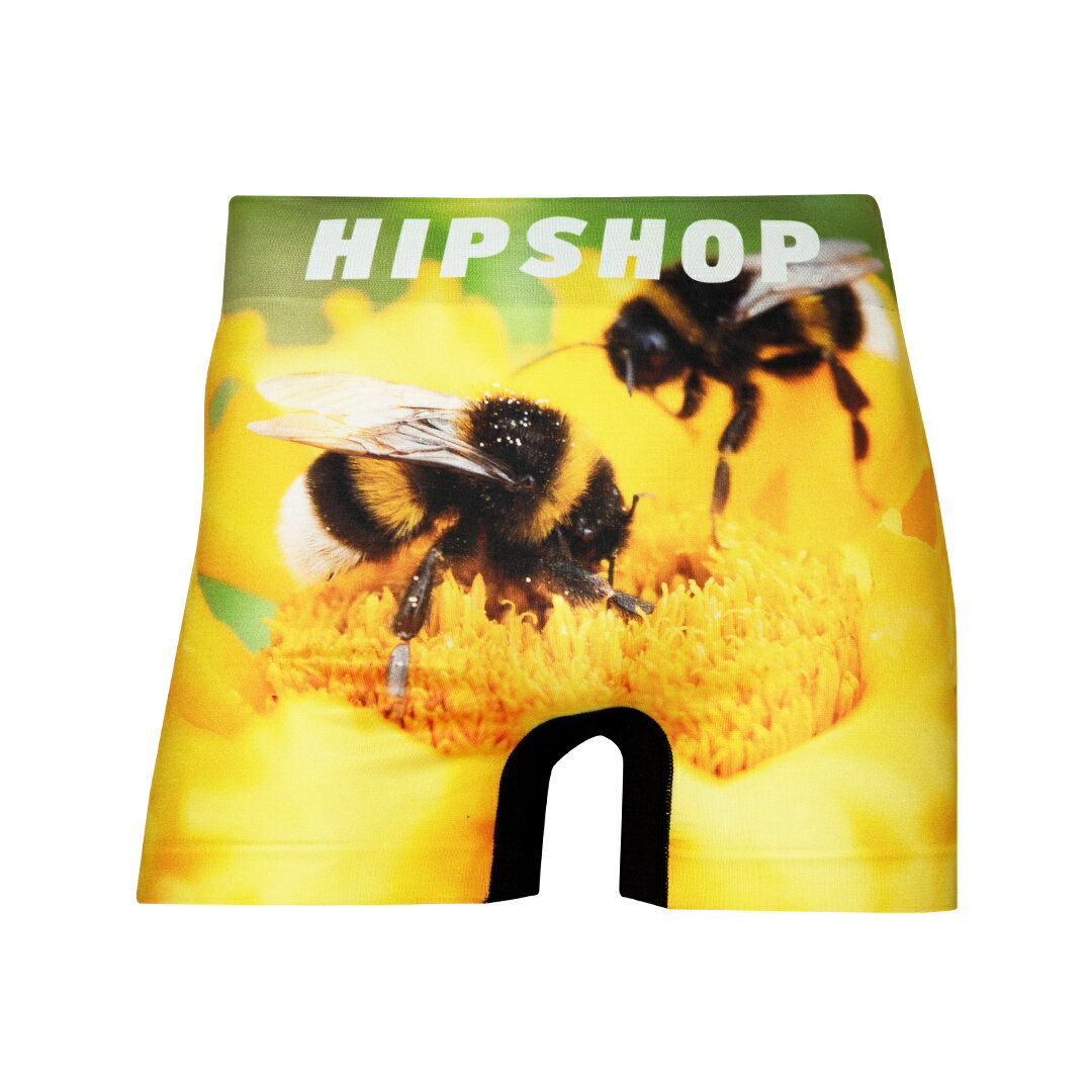 楽天HIPSHOP【3980円以上送料無料】昆虫 パンツ HIPSHOP ヒップショップ BEE 蜂　アンダーパンツ　メンズ ボクサーパンツ かっこいい ギフト シームレスパンツ