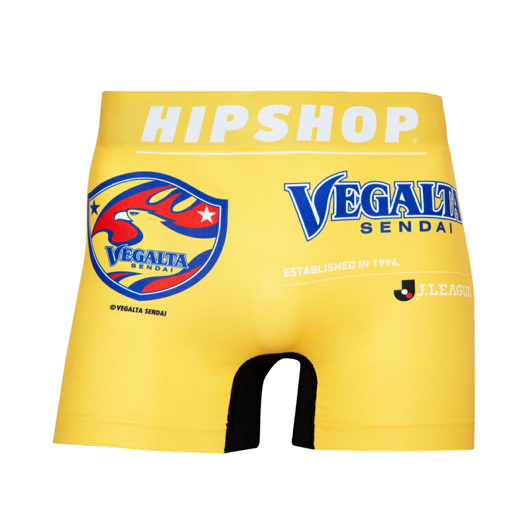  Jリーグ パンツ HIPSHOP ヒップショップ VEGALTA SENDAI ベガルタ仙台 アンダーパンツ メンズ ボクサーパンツ かっこいい ギフト シームレスパンツ