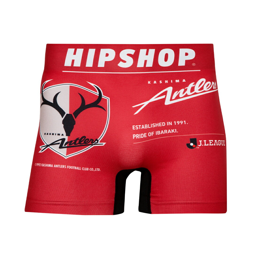  Jリーグ パンツ HIPSHOP ヒップショップ KASHIMA ANTLERS 鹿島アントラーズ アンダーパンツ メンズ ボクサーパンツ かっこいい ギフト シームレスパンツ