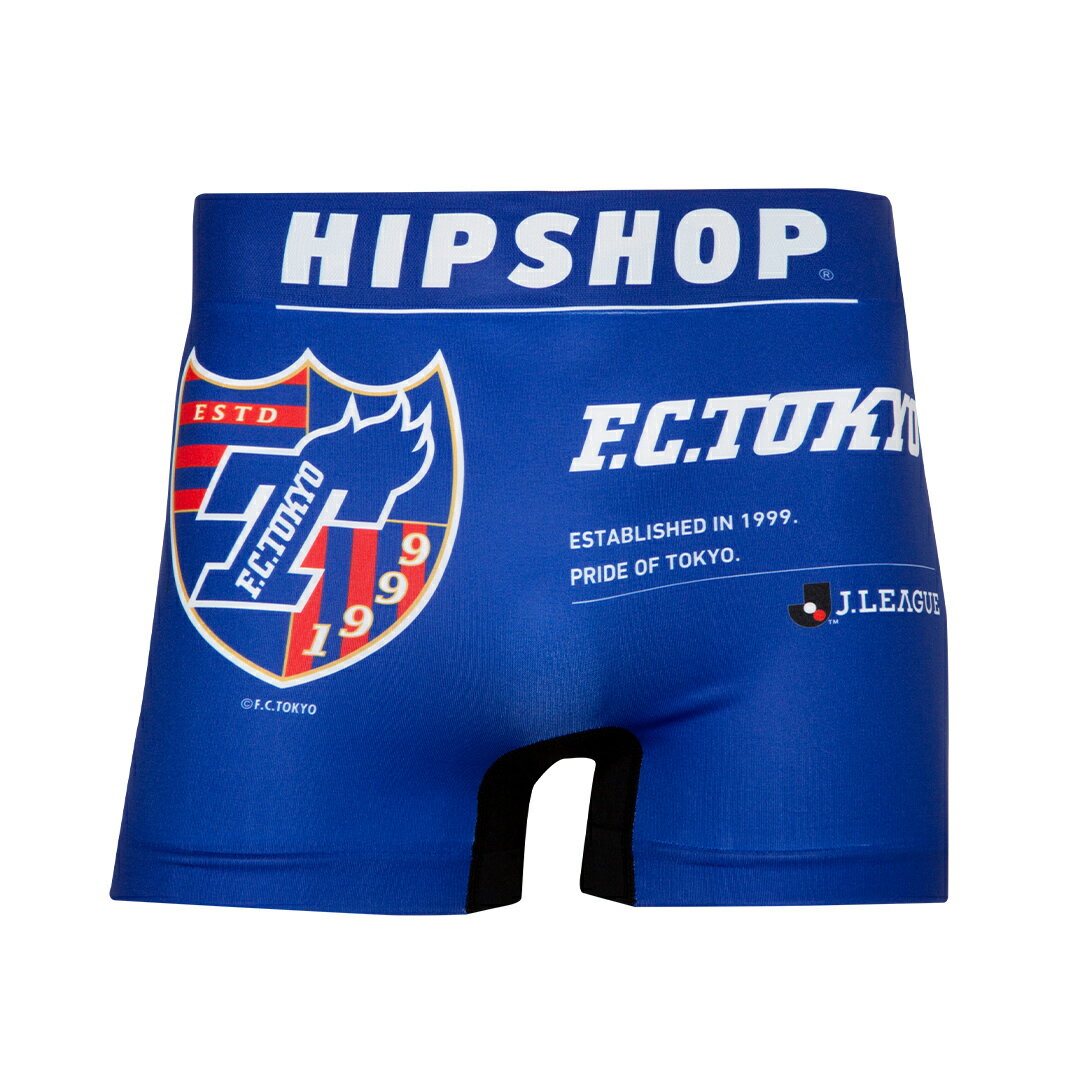 【Jリーグコラボ】 Jリーグ パンツ HIPSHOP ヒップショップ F.C. TOKYO FC東京 アンダーパンツ メンズ ボクサーパンツ かっこいい ギフト シームレスパンツ