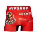 【Jリーグコラボ】 Jリーグ パンツ HIPSHOP ヒップショップ NAGOYA GRAMPUS 名古屋グランパス アンダーパンツ メンズ ボクサーパンツ かっこいい ギフト シームレスパンツ