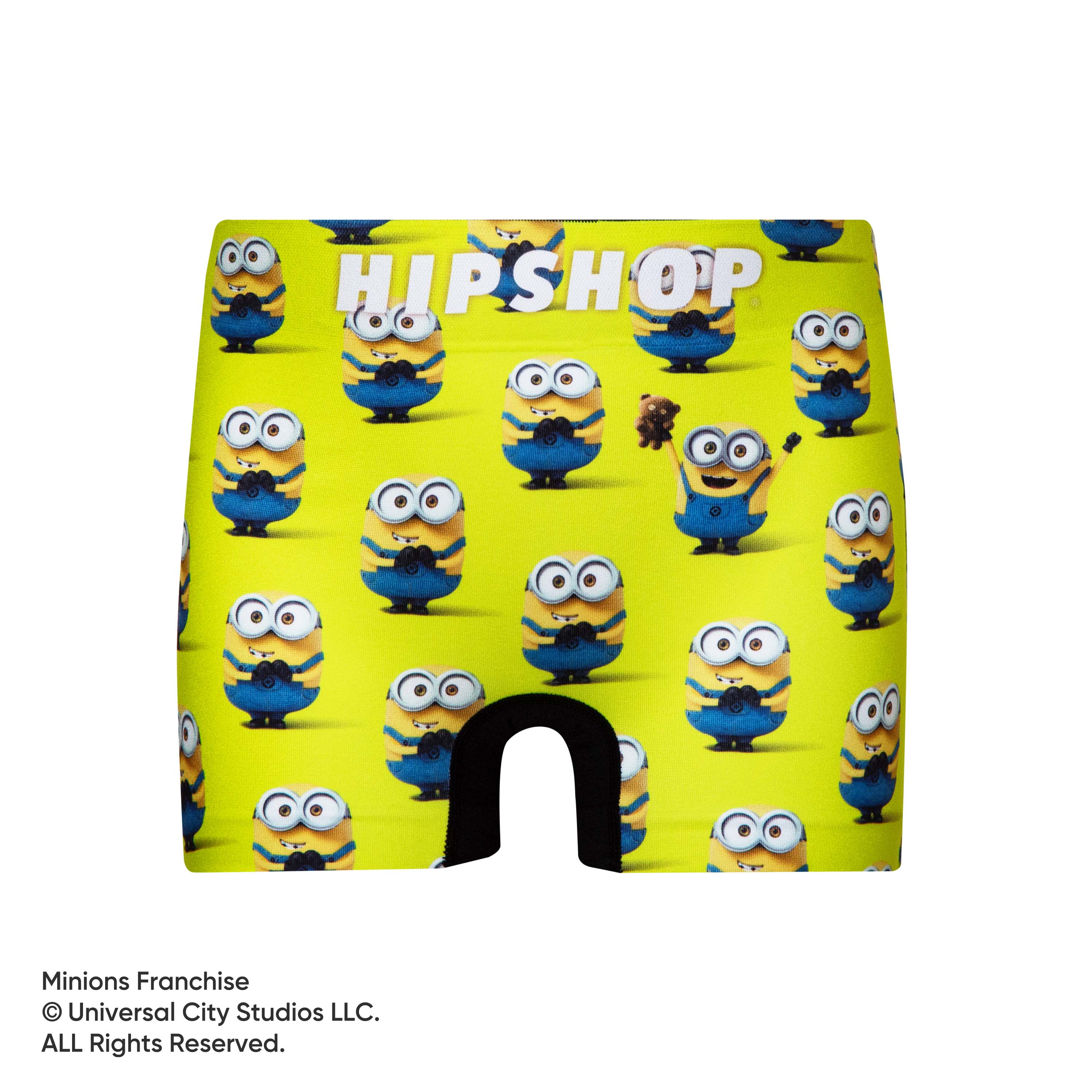 シリーズ：MINIONS/ミニオンズカラー：BOB/ボブサイズ 　　　　： キッズ110 (ウエスト49-55cm) 　　　　： キッズ130 (ウエスト53-59cm) お子様の身長の前後10cmをお薦めしております。 タイプ　： ポリエステル-前閉じ[ 素材 ]　転写プリントポリエステル成型[ 組成 ]　身生地：ポリエステル65％　ナイロン25％　ポリウレタン10％、マチ部：ナイロン90％　ポリウレタン10％ シームレスボディーですっきりとしたシルエットのアンダーパンツ。 プリントの発色にこだわり、繊細なデザインも細かい部分まで再現。 汗を素早く発散し、さらりとした肌触りをキープする速乾性と伸縮性に優れたポリエステルタイプ。 前後どちらも履けるダブルフェイス仕様。 *生産のシーズンにより、素材の混率やパッケージ仕様が掲載と多少異なる場合がございます。 クリスマス バレンタイン 父の日 送別品や誕生日 あらゆるギフトシーンに選ばれる SNSやTV・雑誌などメディアでも話題のボクサーパンツ。 息子から父へ。後輩から先輩へ。社員から上司へ。母親から旦那・息子へ。 贈って喜ばれる高級感溢れるパッケージ。 ギフト・プレゼントにおすすめです。 10代・20代・30代・40代以上の方も 豊富なデザインとコラボレーションは多くの世代に喜ばれています。 履いたらやみつきになる、前閉じのシームレス成型。 動くやすくランニングやヨガ、部活動あらゆるスポーツシーンでも使えます。 前開きやトランクス派も乗り換える人増えてます！ ギフトとしても、勝負パンツとしても人気のボクサーパンツです！忘年会・二次会・ゴルフコンペの景品としてもおすすめです。