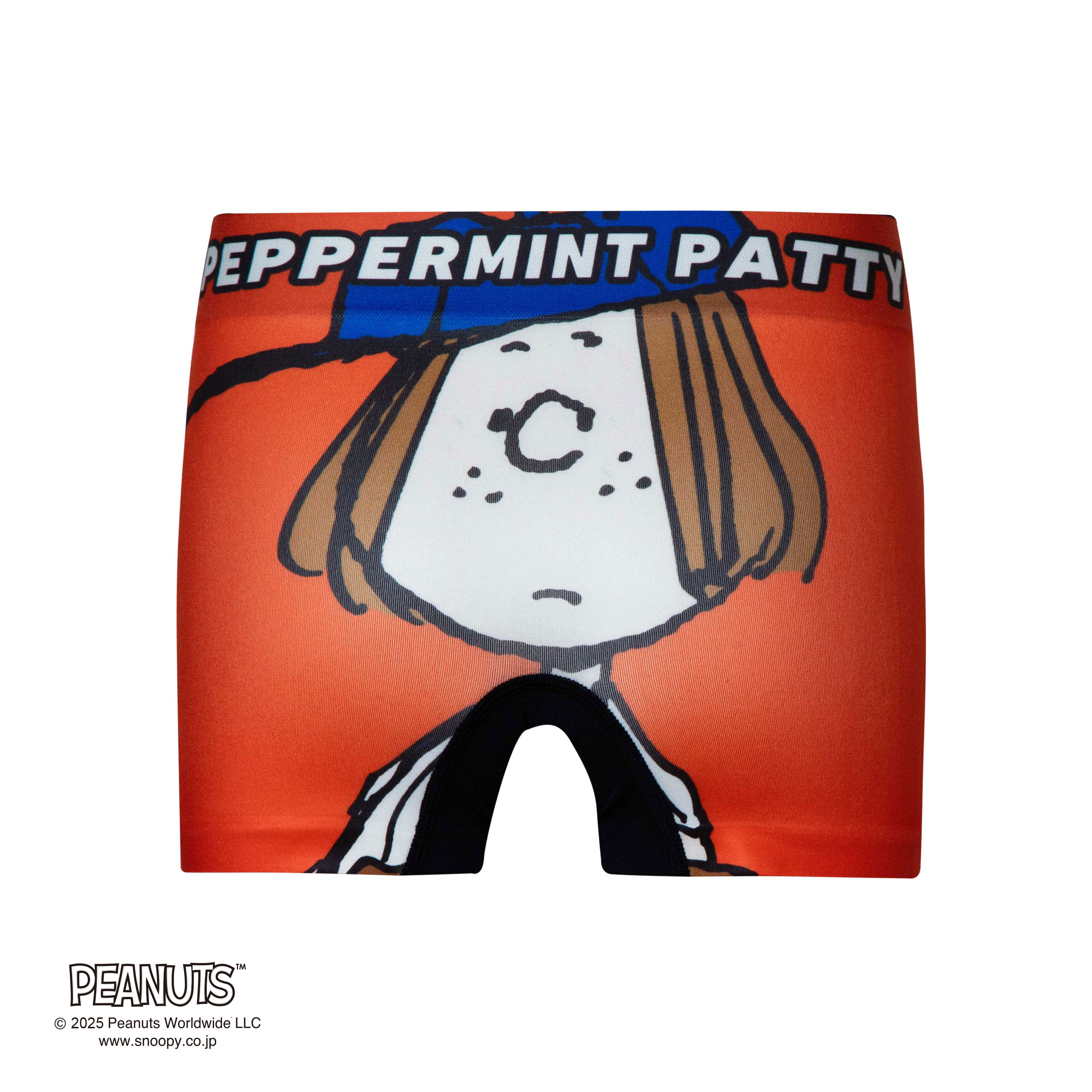 シリーズ：PEANUTS/ピーナッツカラー：BASEBALL PEPPERMINT PATTY/ベースボール ペパーミント パティサイズ　： キッズ110 (ウエスト49-55cm) 　　　　： キッズ130 (ウエスト53-59cm) 　　　　： キッズ150 (ウエスト53-59cm) タイプ　： ポリエステル-前閉じ[ 素材 ]　転写プリントポリエステル成型[ 組成 ]　身生地：ポリエステル65％　ナイロン25％　ポリウレタン10％、マチ部：ナイロン90％　ポリウレタン10％ シームレスボディーですっきりとしたシルエットのアンダーパンツ。 プリントの発色にこだわり、繊細なデザインも細かい部分まで再現。 汗を素早く発散し、さらりとした肌触りをキープする速乾性と伸縮性に優れたポリエステルタイプ。 前後どちらも履けるダブルフェイス仕様。 *生産のシーズンにより、素材の混率やパッケージ仕様が掲載と多少異なる場合がございます。