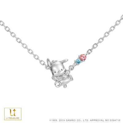 ポチャッコ グッズ ネックレス ポチャッコ アイスクリーム キャラクター ユートレジャー キャラクター ネックレス グッズ 最愛大特価 K18ホワイトゴールド ピンクトルマリン ブルートパーズ サンリオ プレゼント Giv ギヴ 店ポチャッコ グッズ ネックレス 注目の