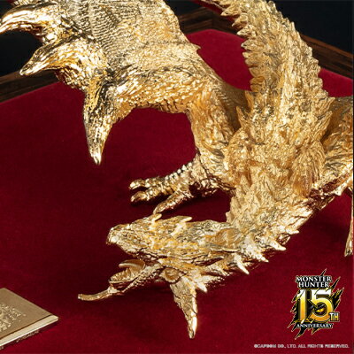 楽天市場 モンスターハンター グッズ フィギュア 金火竜 リオレイア希少種 銀火竜 リオレウス希少種 二体セット シルバー イエローゴールドコーティング シルバー モンハン 15周年限定 Giv ギヴ 楽天市場店