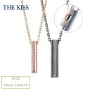 【複数購入で最大P10倍】 THE KISS ペアネックレス 2022年 クリスマス限定 メンズ レディース セット ザキッス ザキス ペアアクセサリー ペアネックレス ペンダント ダイヤモンド クリスマスプレゼント ギフト 人気 ブランド カップル