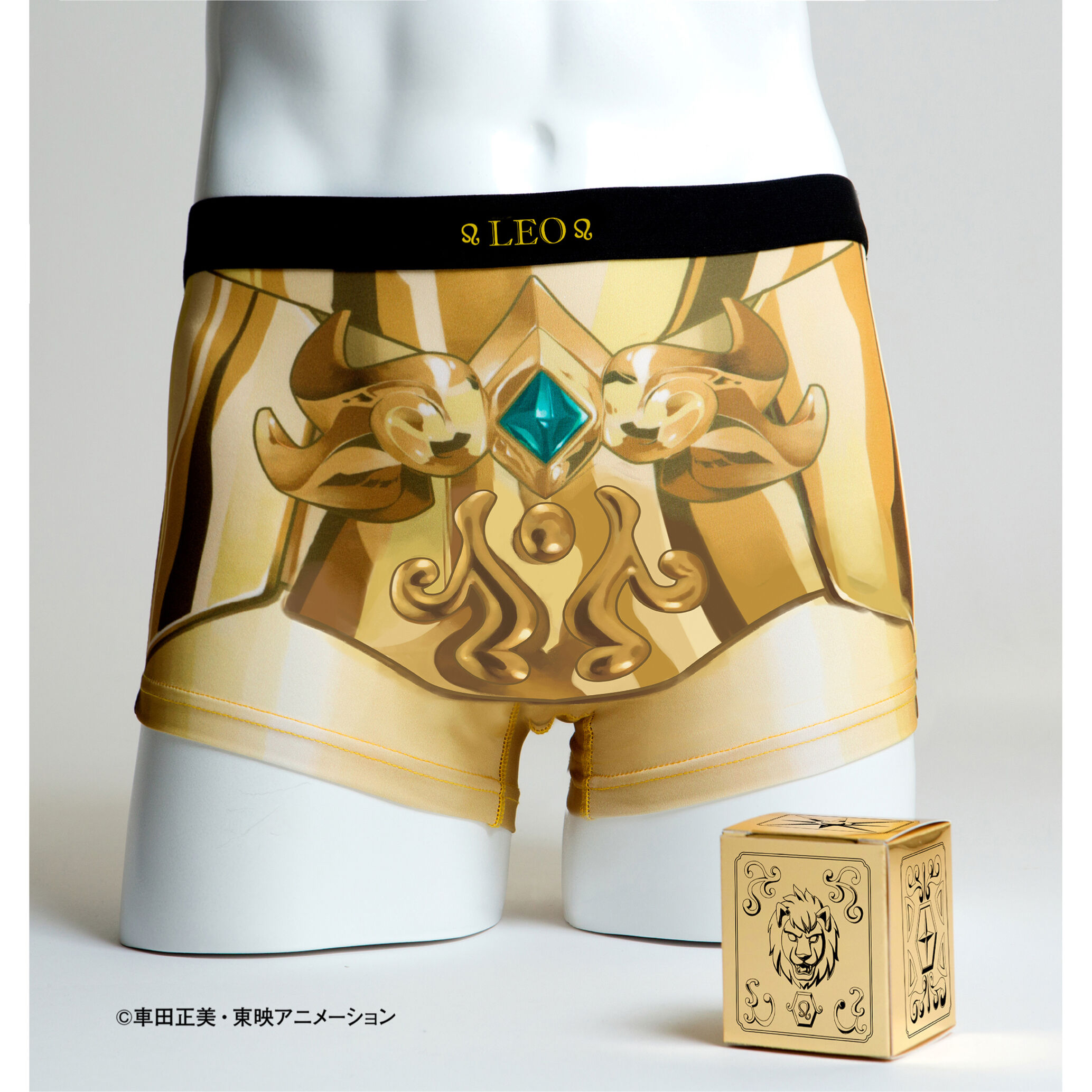 聖闘士星矢 グッズ パンツ ボクサーパンツ レオ 獅子座 男女兼用 ユニセックス メンズ レディース 男性 女性 下着 肌着 インナー 衣類 誕生日 記念日 ギフト プレゼント コレクション アイテム おしゃれ ポイント消化のサムネイル