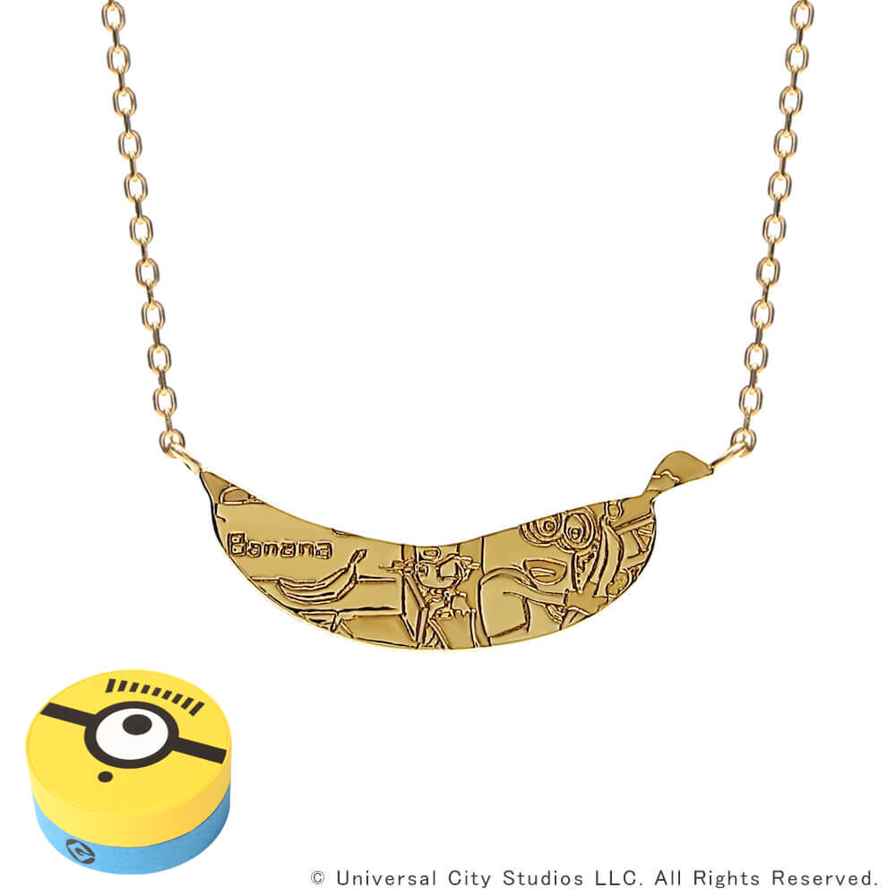 現金特価 ミニオン グッズ キャラクターコラボアクセサリー バナナネックレス Minion アクセサリー ジュエリー ジュエリー プレゼント ペンダント ムーミン Minion ネックレス ペンダント 人気 ペンダント ワンピース 彼女 プレゼント ギフト 彼女 誕生日 記念日 Giv