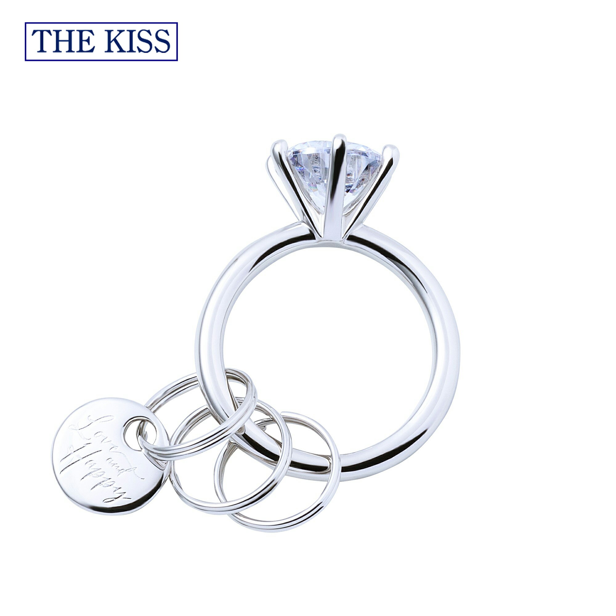 THE KISS  ط 󥰷 ۥ KISS-KEYRING01-SV С顼   ˥å...