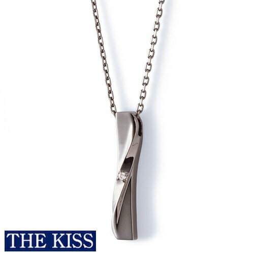 ペアネックレス THE KISS ブランド シルバー ダイヤモンド ネックレス メンズ単品 アクセサリー カップル 人気 ザキス ザキッス キッス ペンダント 誕生日 記念日 男性 女性 プレゼント シンプル SPD1835DM