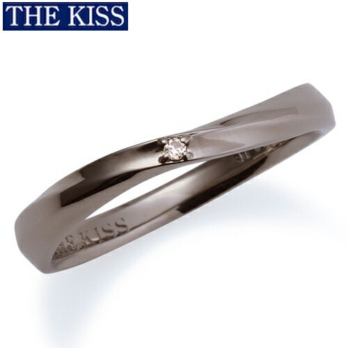 【複数購入で最大P10倍】 THE KISS リング 指輪 シルバー ペアリング メンズ単品 ダイヤモンド プレゼント ザ・キッス ザキッス キッス 20代 30代 彼氏 男性 誕生日 記念日 SR1854DM