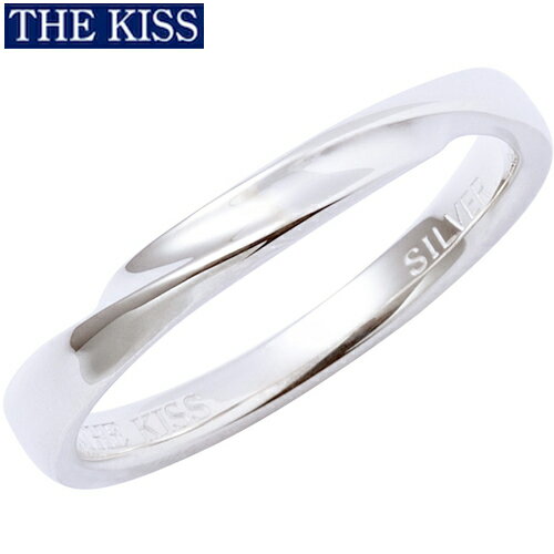 THE KISS リング 指輪 シルバー ペアリング レディース単品 シンプル ダイヤモンド プレゼント ザ・キッス ザキッス キッス 20代 30代 彼女 女性 誕生日 記念日 SR1844CB